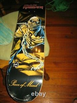 Skateboard Deck Zero Iron Maiden Eddie Piece Of Mind Derek Riggs Heavy Metal