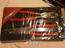 Snap On 2 Piece Long Pliers Set. New Red Heavy Duty