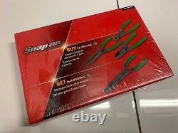 Snap On 4 piece heavy duty plier set PL307ACFG61 Green