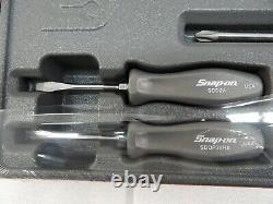 Snap On 7 Piece Dark Titanium Hard Handle Screwdriver Set SDDX70ADT