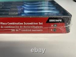 Snap On SDDX70APB 7 Piece Screwdriver Set blue Rare NEW