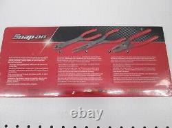 Snap-On Tools USA NEW RED 3 Piece Soft Grip Heavy-Duty Pliers Set PL330ACF