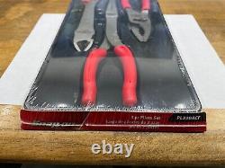 Snap-On Tools USA NEW RED 3 Piece Soft Grip Heavy-Duty Pliers Set PL330ACF