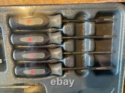 Snap-on 10 Piece Instinct Soft Grip Screwdriver Set. Dark Titanium. Brand New