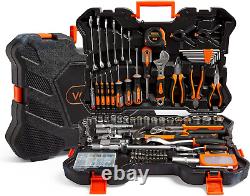 Socket & Tool Set, 256 Piece Tool Set with Socket Set, in Heavy Duty Storage Cas