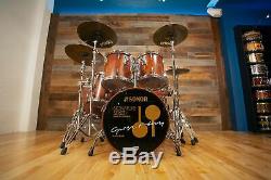 Sonor Horst Link Signature Heavy Beech Drum Kit, 5 Piece, African Bubinga Pre-l