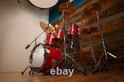 Sonor Horst Link Signature Heavy Beech Drum Kit, 5 Piece, Tornado Red Pre-loved