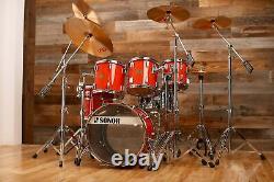 Sonor Horst Link Signature Heavy Beech Drum Kit, 5 Piece, Tornado Red Pre-loved