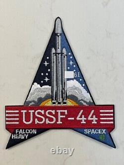 SpaceX USSF-44 EMPLOYEE Only Number Patch Falcon Heavy Space Force