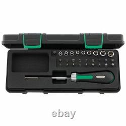 Stahlwille 29 Piece Heavy Duty Ratcheting Screwdriver Bit Holder Set 96182203