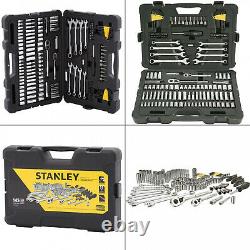 Stanley Mechanics Tool Set (145-Piece) Ratchets Sockets Wrenches Heavy Duty Case