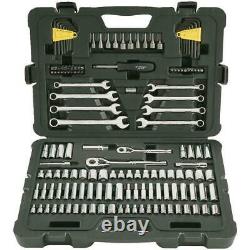 Stanley Mechanics Tool Set (145-Piece) Ratchets Sockets Wrenches Heavy Duty Case