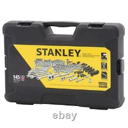 Stanley Mechanics Tool Set (145-Piece) Ratchets Sockets Wrenches Heavy Duty Case