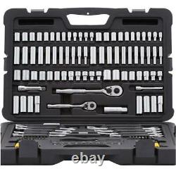 Stanley Mechanics Tool Set (145-Piece) Ratchets Sockets Wrenches Heavy Duty Case