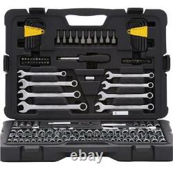 Stanley Mechanics Tool Set (145-Piece) Ratchets Sockets Wrenches Heavy Duty Case