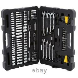 Stanley Mechanics Tool Set (145-Piece) Ratchets Sockets Wrenches Heavy Duty Case