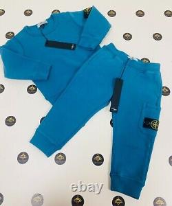 Stone Island Aw2022/23 Heavy Fleece Kids Junior Casual Tracksuit Age 6