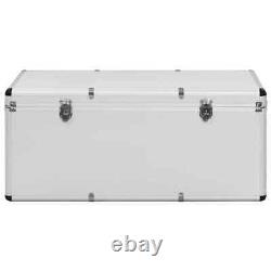 Storage Cases 3 Piece Heavy Duty Lockable Silver Aluminium Organiser Tool Box UK