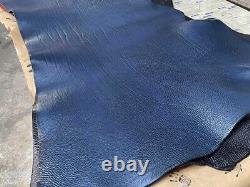 Super Heavy Duty Style 5mm Blue Leather Premium Pre-Cut Piece