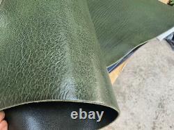Super Heavy Duty Style 5mm Green Leather Premium Pre-Cut Piece