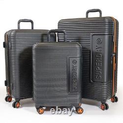 Superdry Sleek 3 Piece Luggage Set Strong & Lightweight