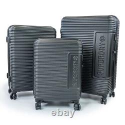 Superdry Sleek 3 Piece Luggage Set Strong & Lightweight