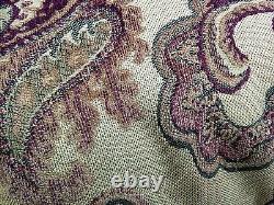 Tache 6 Piece Exotic Blooms Floral Paisley Heavy Luxury Jacquard Comforter Set