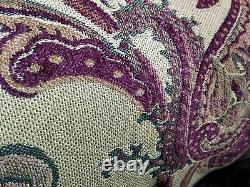 Tache 6 Piece Exotic Blooms Floral Paisley Heavy Luxury Jacquard Comforter Set