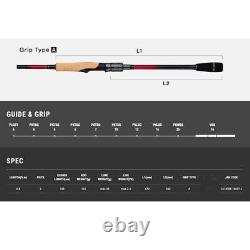 Tail walk CRIMSON S88H-F Seabass Spinning rod 2 pieces From Stylish anglers