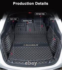 Tailored Boot liner car mat for TESLA MODEL Y 2020 2024