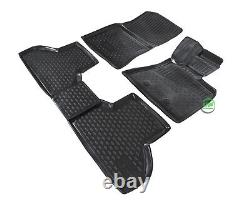 Tailored Rubber Set 3D Tailored Heavy Duty Mats Tray for BMW X6 F16 2014-2019