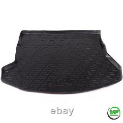 Tailored black floor car mats + boot tray mat for BMW 5 SERIE E60 SALOON 2004-10