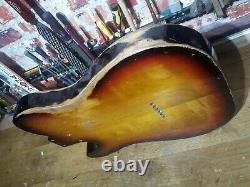 Telecaster Body 3T Sunburst Heavy Relic Nitro 2 piece Alder USA spec