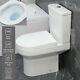Toilet Wc Close Coupled Rimless Cloakroom 420 Mm Pan H Soft Close Heavy Seat T93