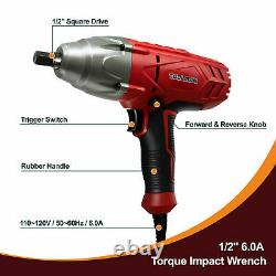 Toolman Corded Impact Wrench 6A 3200 RPM with 4pieces sockets for Heavy Duty