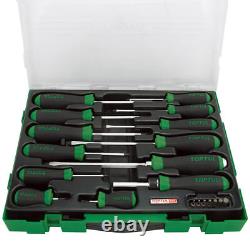 Toptul Professional 20 Piece Super Grip Combination Screwdriver Set GZC2005