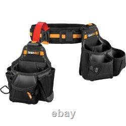 Toughbuilt Tool Belt Clip On Tool Pouch 3 Piece Trades Heavy Duty Organiser NEW