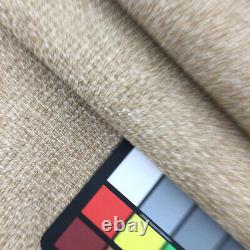 Two Toned Natural Brown Textured Weave Fabric Upholstery Heavy Weight