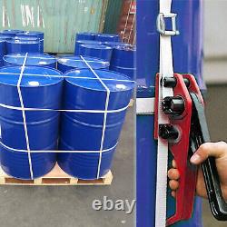 UK Heavy Duty Pallet Strapping Banding Kit 100m Coil & 50 Pieces 16mm Buckles