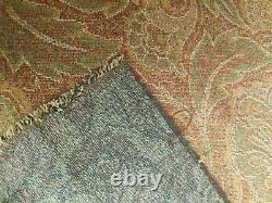 VTG Upholstery Burnt Orang Color 6 + Yard One Piece READ New Old Stock No Tag