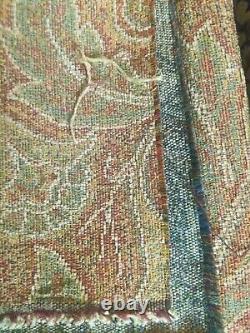 VTG Upholstery Burnt Orang Color 6 + Yard One Piece READ New Old Stock No Tag