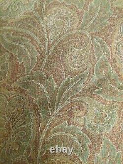 VTG Upholstery Burnt Orang Color 6 + Yard One Piece READ New Old Stock No Tag