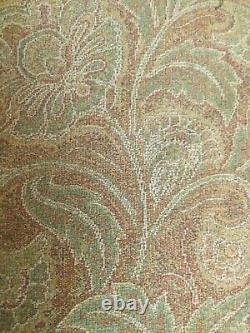 VTG Upholstery Burnt Orang Color 6 + Yard One Piece READ New Old Stock No Tag