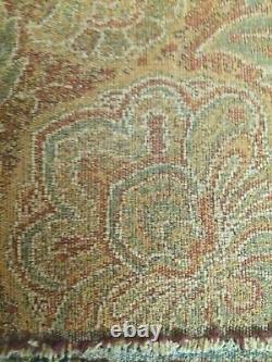 VTG Upholstery Burnt Orang Color 6 + Yard One Piece READ New Old Stock No Tag