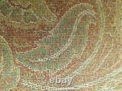 VTG Upholstery Burnt Orang Color 6 + Yard One Piece READ New Old Stock No Tag