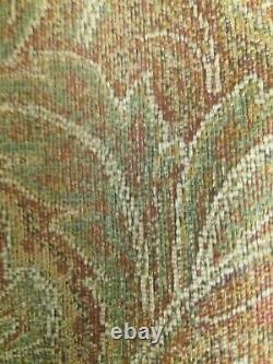 VTG Upholstery Burnt Orang Color 6 + Yard One Piece READ New Old Stock No Tag