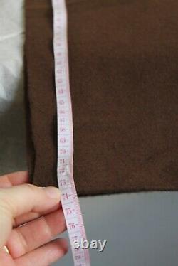 Vicuna Bolt 1.45cms x 3.1 M 450gsm Heavy Coat/Suit Fabric Rich Chocolate Brown