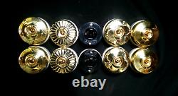 Vintage Brass Ceramic Bakelite 1 Way Electric Switch Sample 10 Pieces Home Decor