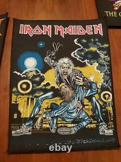 Vintage Iron Maiden back patch heavy metal NEW OLD STOCK