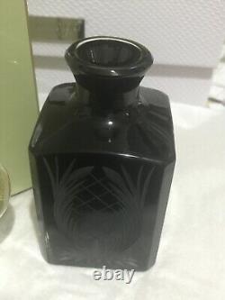 Vintage Penhaligons Crystal Elixir Bath Oil Bottle Heavy Duty Boxed Rare Piece